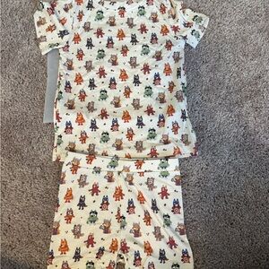 Superhero Bluey Bamboo Pjs